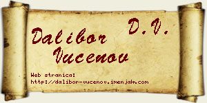 Dalibor Vučenov vizit kartica